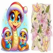 Ngất ngây với bộ sưu tập ảnh rắn chibi đốn tim giới trẻ