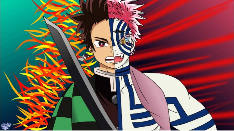 Demon King Tanjiro vs Akaza trận cuối cùng