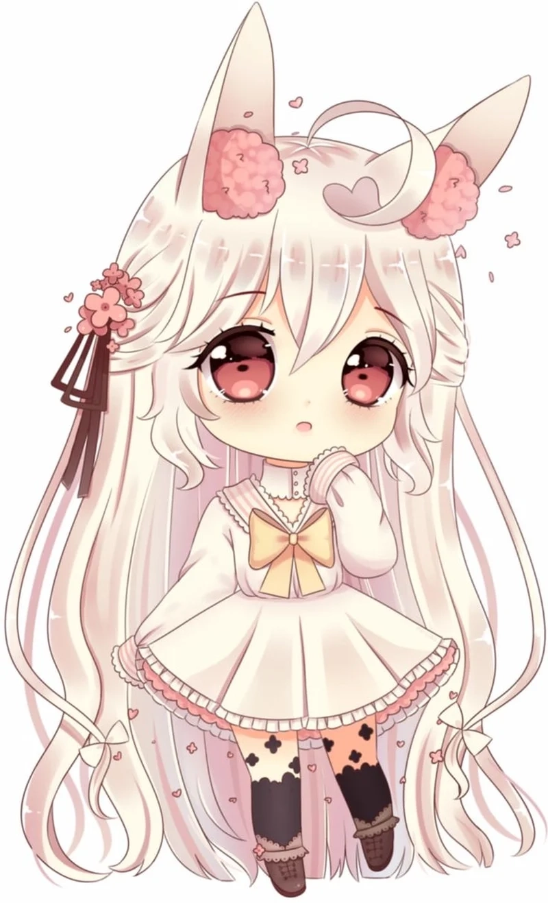 Chibi anime cute phong cách trẻ trung dễ thương