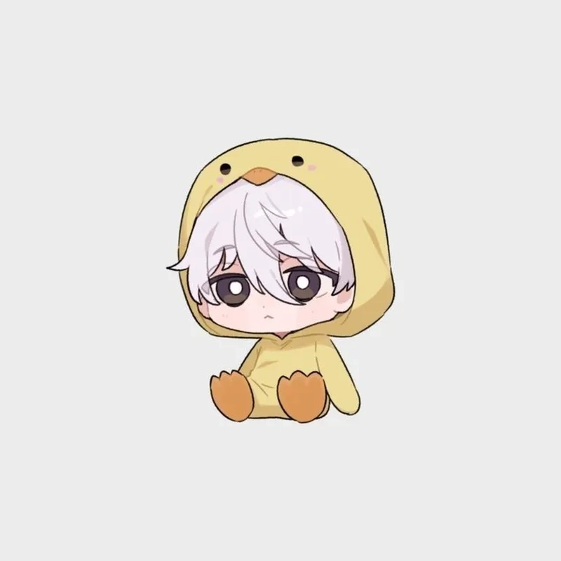 Anime nam cute với biểu cảm ngại ngùng đáng yêu