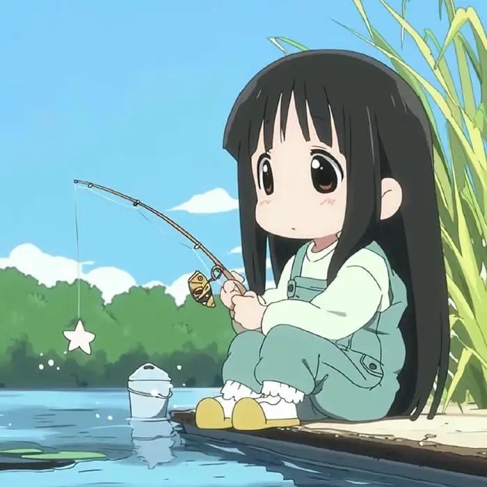 Hình anime cute chibi nữ nhẹ nhàng và thu hút