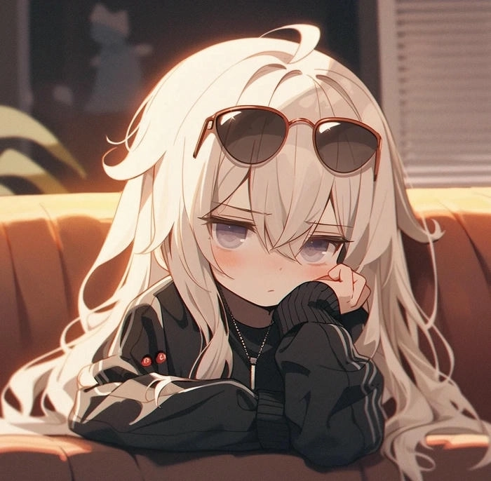 Hình ảnh chibi nữ ngầu thần thái không thể đùa được