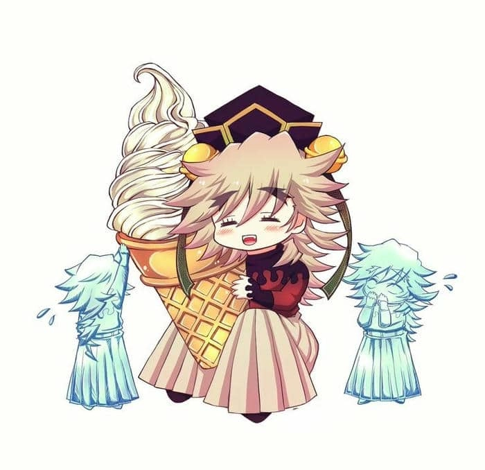 Douma Chibi Official Art siêu chất trong từng nét