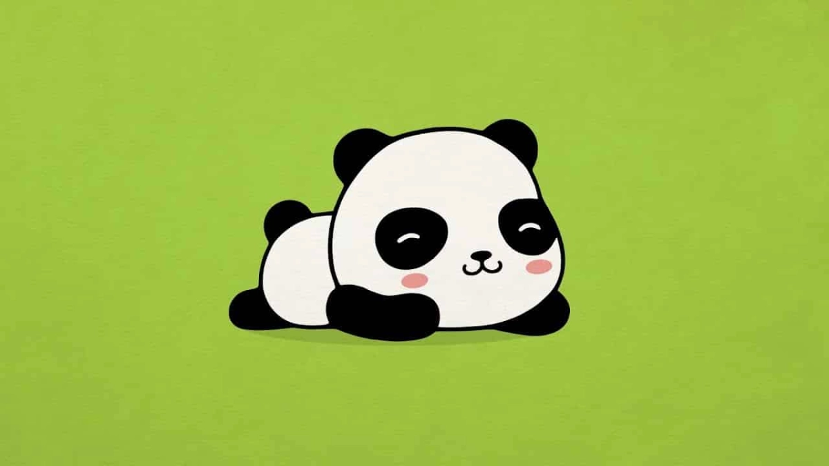 Chibi panda phiên bản tí hon siêu dễ thương đáng yêu