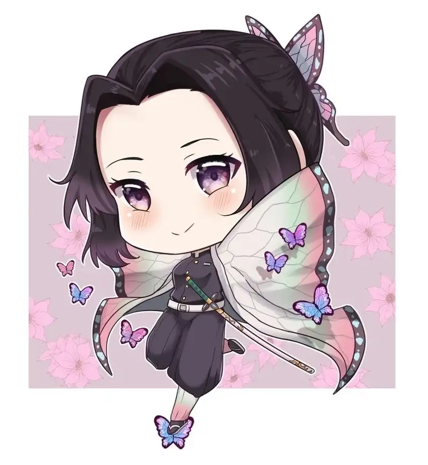 Ảnh Shinobu Chibi Cute dịu dàng đến nao lòng
