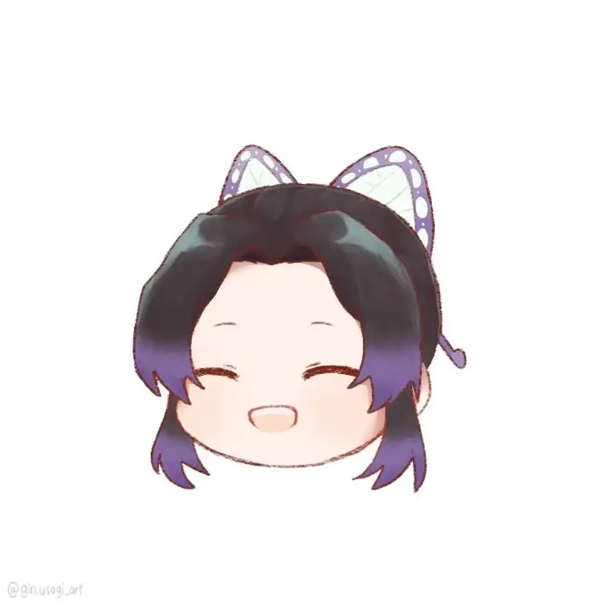 Shinobu Giyuu Chibi đẹp đôi đến tan chảy tim