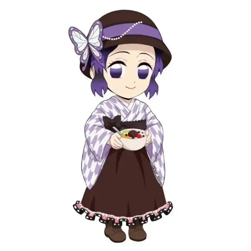 Shinobu Chibi Fanart sáng tạo đến từng chi tiết