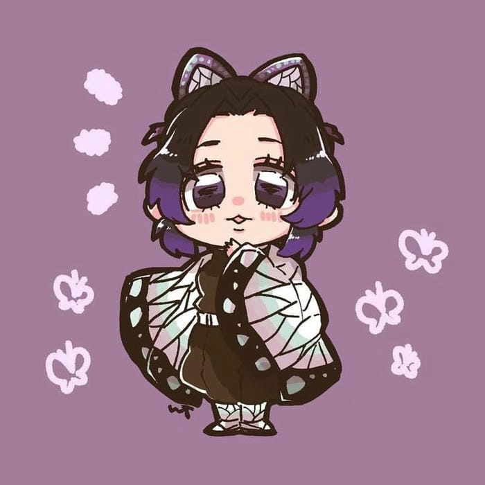 Ảnh Shinobu Chibi với ánh mắt biết nói