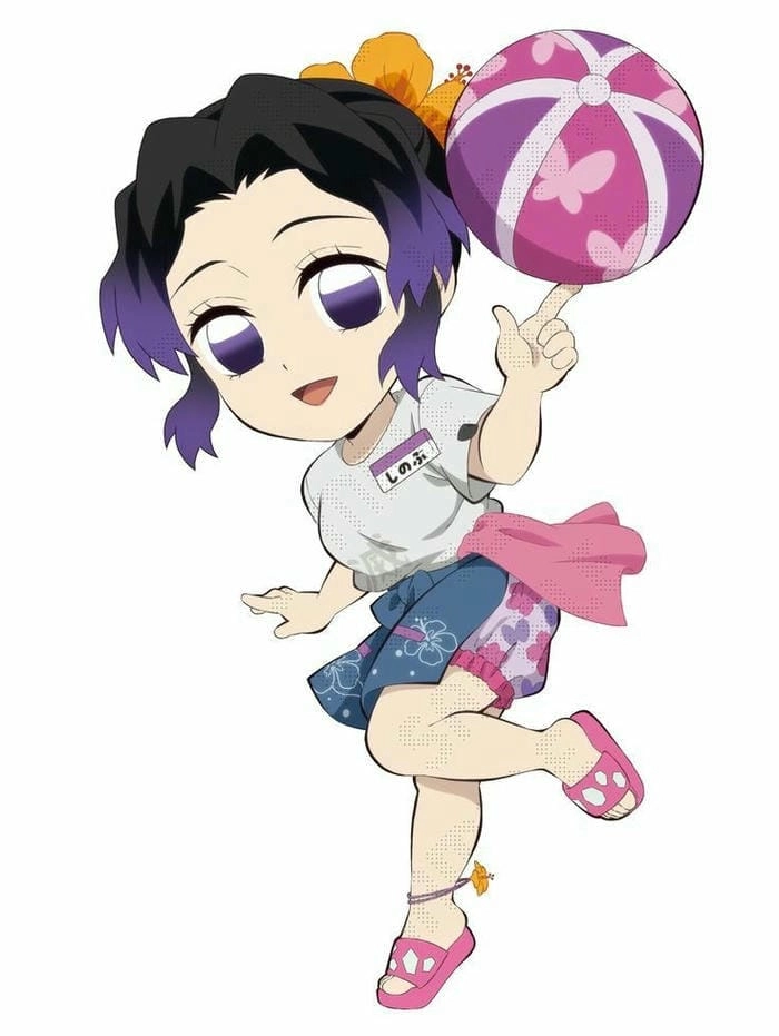 Shinobu Chibi Dễ Vẽ cho người mới tập luyện