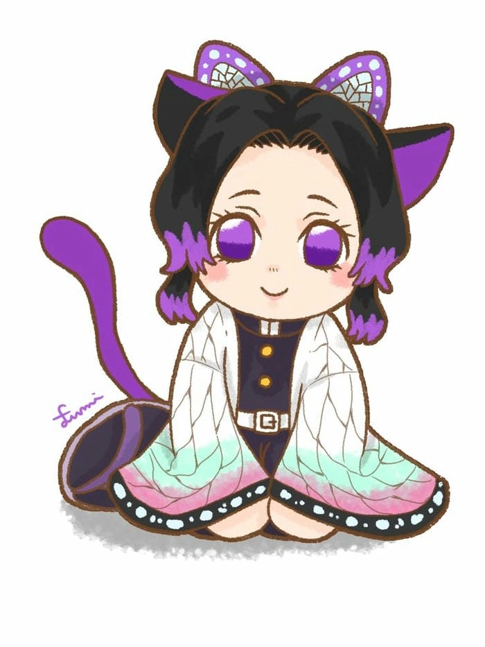 Cách Vẽ Shinobu Chibi Đơn Giản mà vẫn chất