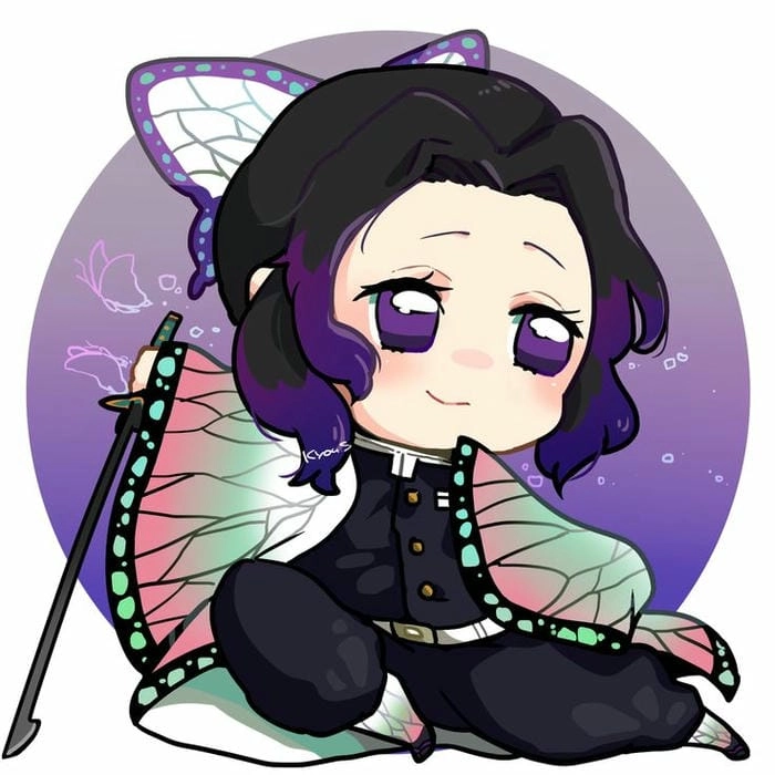 Hình Shinobu Chibi đẹp mê mẩn lòng người
