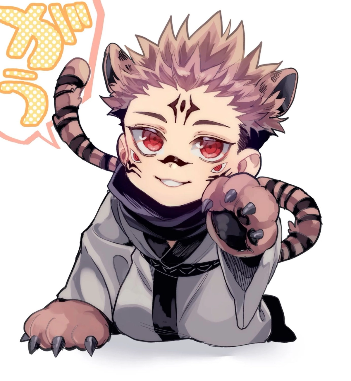 Sukuna chibi phiên bản dễ thương thu hút fan