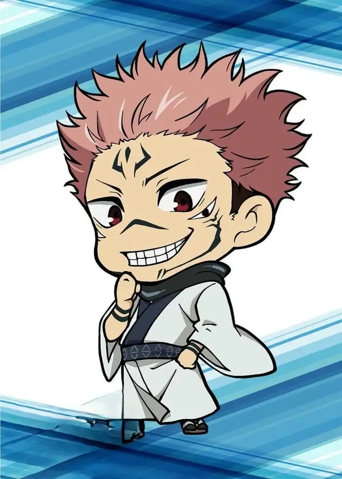 Cute Sukuna chibi biểu cảm ngộ nghĩnh đáng yêu