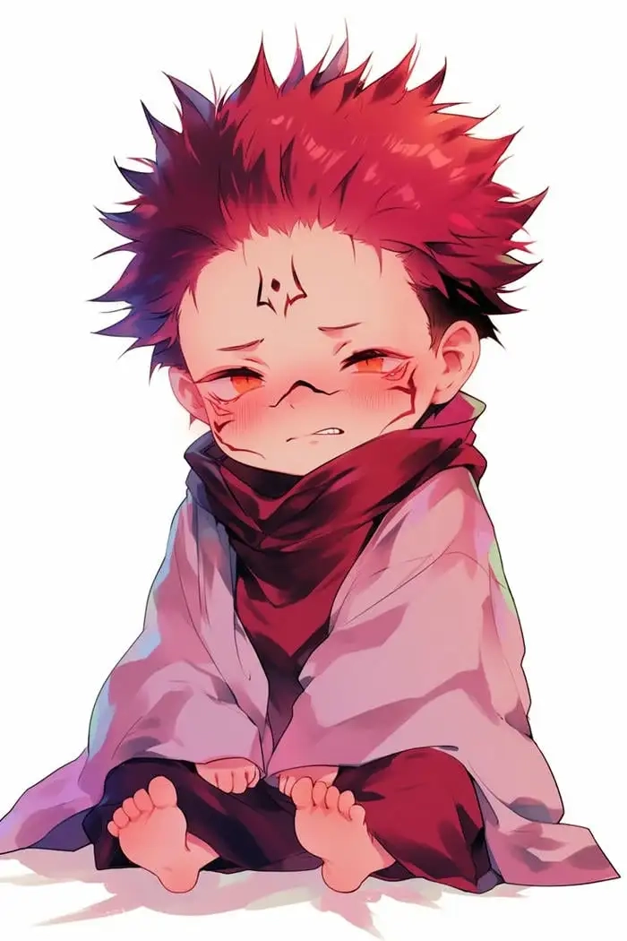 Hướng dẫn vẽ Sukuna chibi đơn giản dễ học