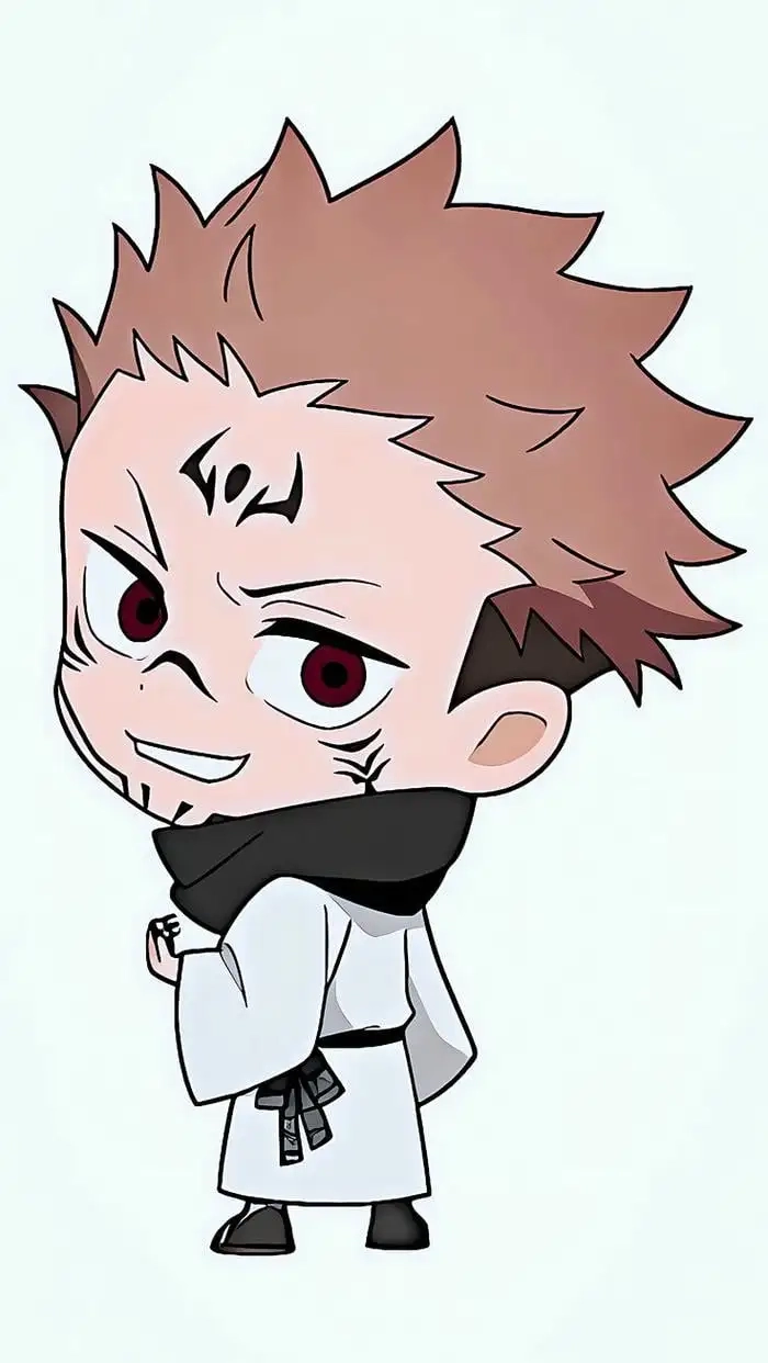 Sukuna chibi gif ảnh động phong cách cute