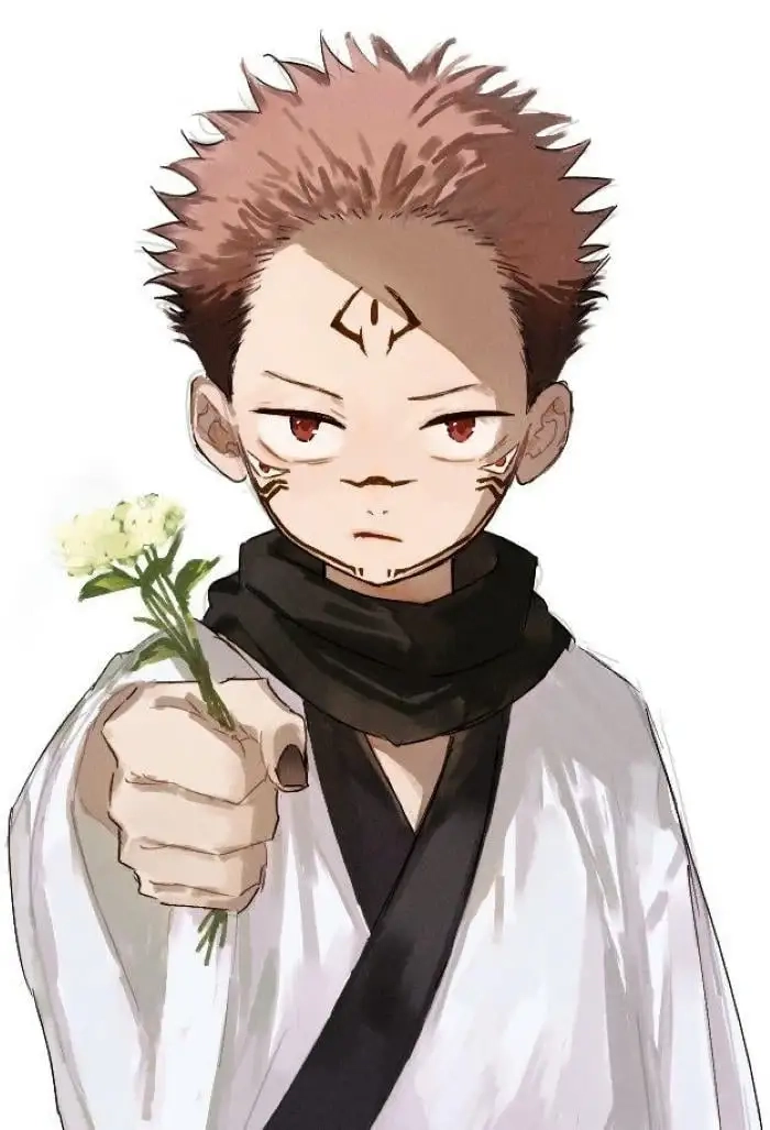 Sukuna chibi head biểu cảm đầu to ngộ nghĩnh