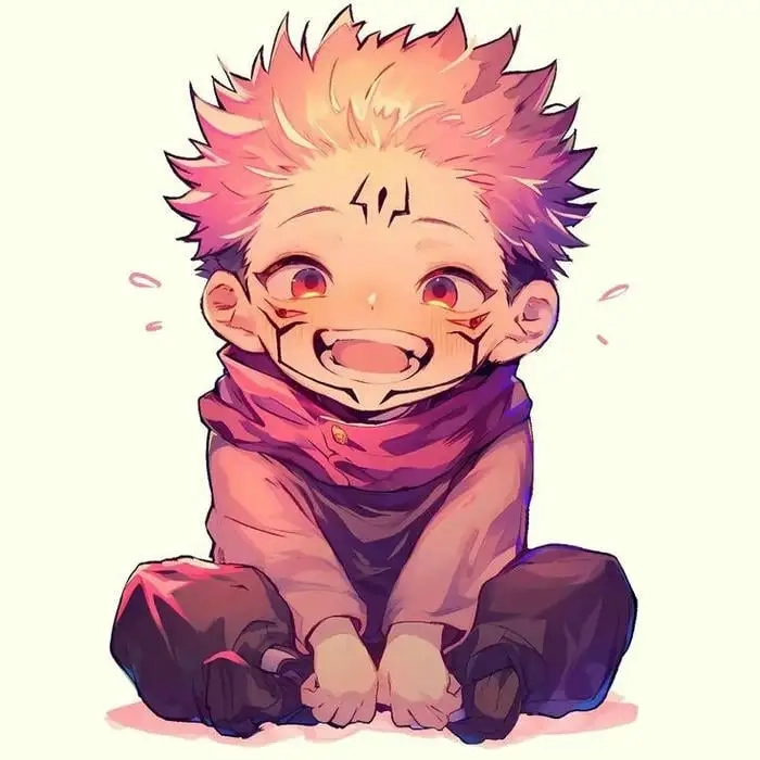 Sukuna chibi sketch bản phác thảo dễ thương