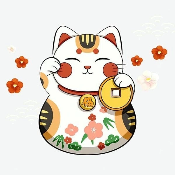 Vàng mèo thần tài biểu trưng cho sự thịnh vượng