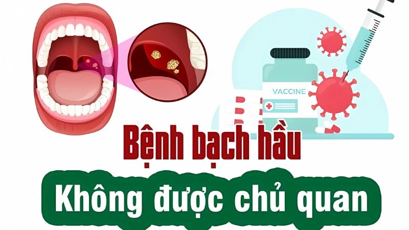 Phòng chống bệnh bạch hầu hiệu quả bằng tiêm vắc xin và giữ vệ sinh