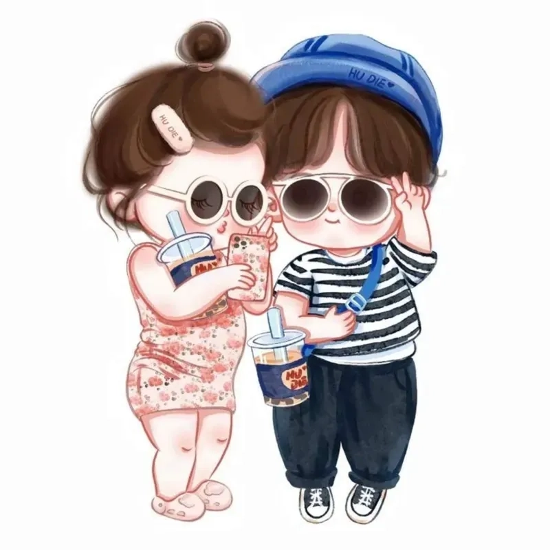 Anime chibi cặp đôi cute gây bão cộng đồng mạng