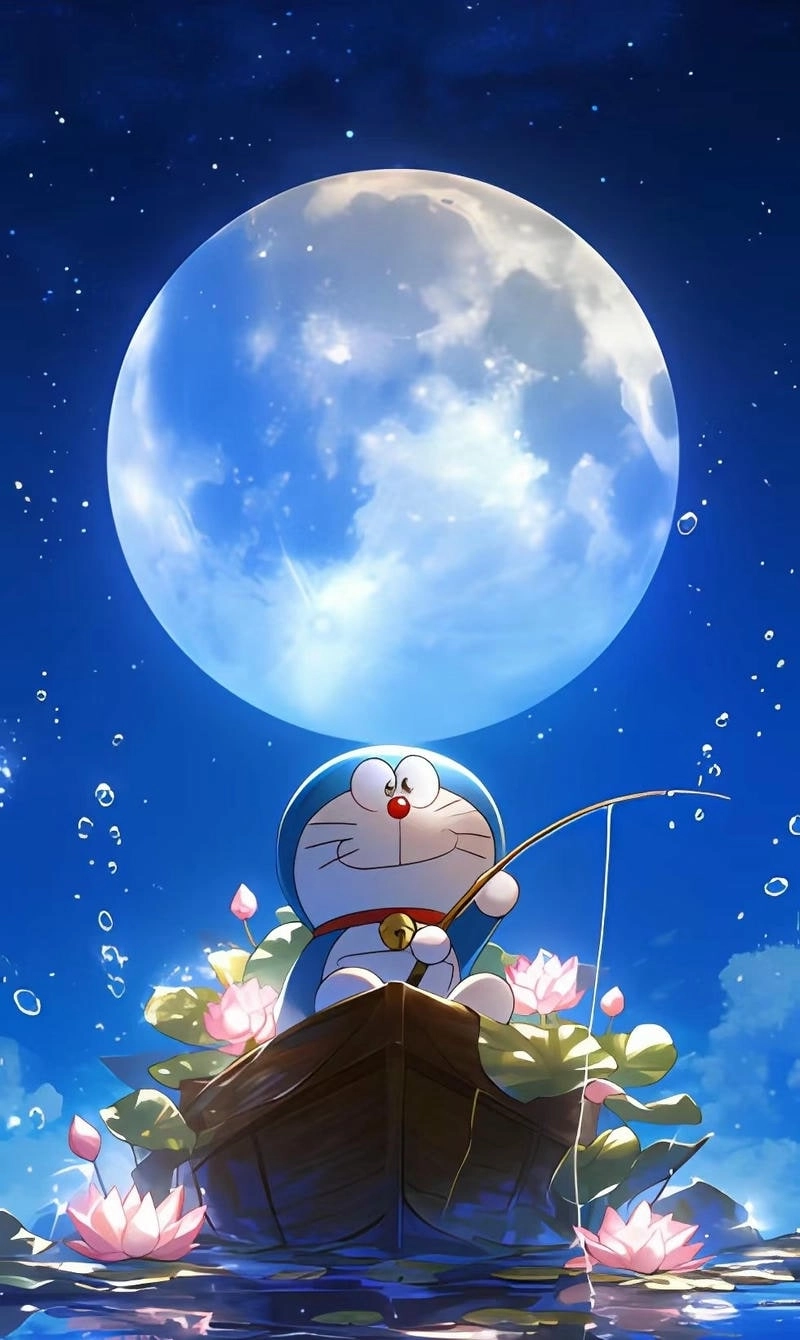 Hình nền điện thoại Doremon cute lôi cuốn