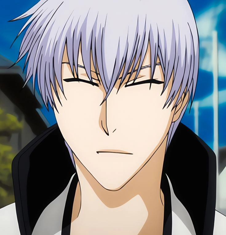 Bleach Gin Ichimaru eyes mang sắc thái đầy mưu lược