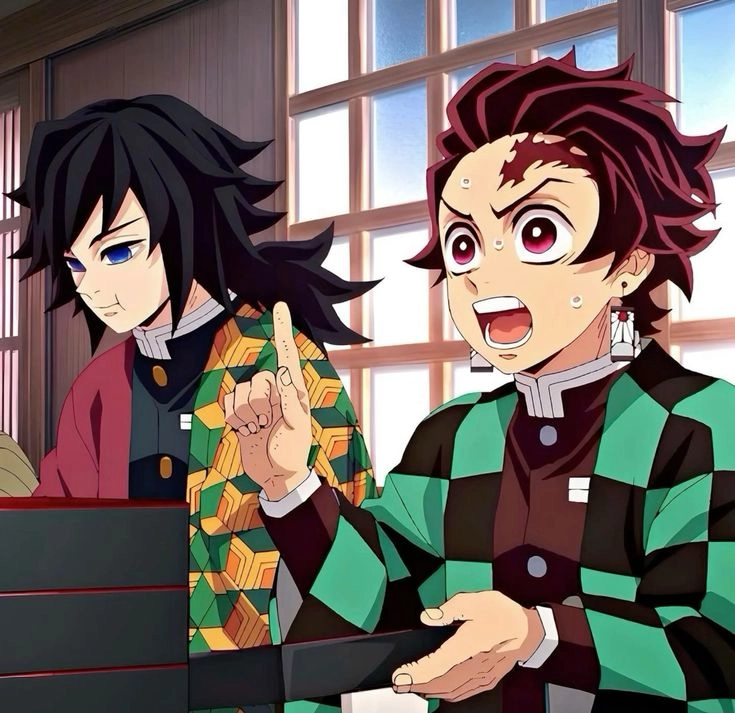 Giyuu x Tanjirou tình cảm chân thành trong Demon Slayer