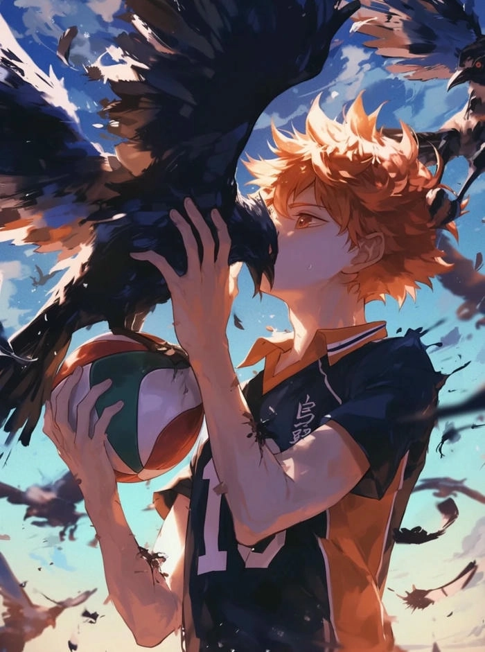 Haikyuu người khổng lồ tí hon Hinata nhỏ nhưng mạnh mẽ