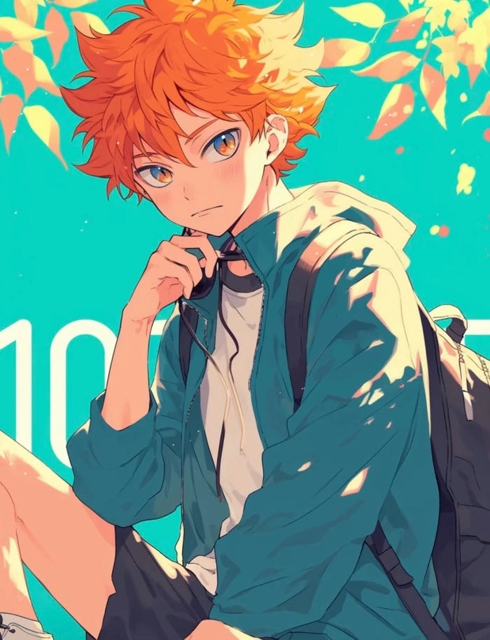Hinata Shoyo banner biểu tượng rực rỡ của tinh thần Haikyuu