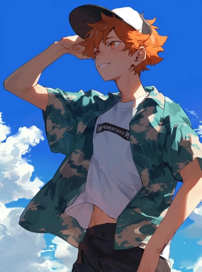 Hinata Shoyo art tác phẩm nghệ thuật khắc họa tinh thần Shouyou