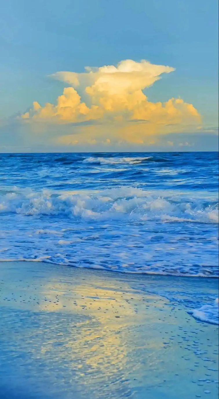 Hình nền điện thoại biển thanh bình dịu mắt