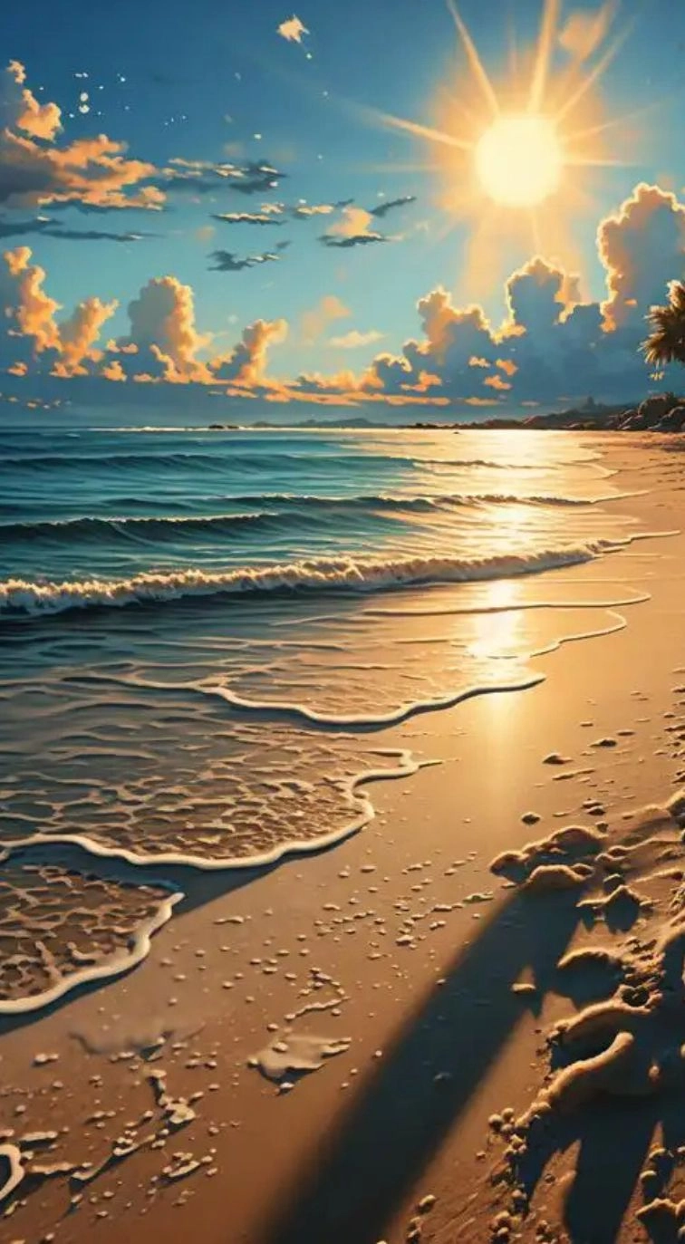 Hình nền xanh biển nhạt trang nhã