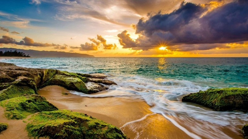 Hình nền biển 4K siêu sắc nét tuyệt đẹp