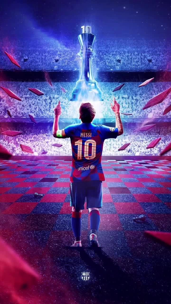 Hình nền bóng đá Messi đậm chất nghệ sĩ làm mê hoặc mọi fan hâm mộ