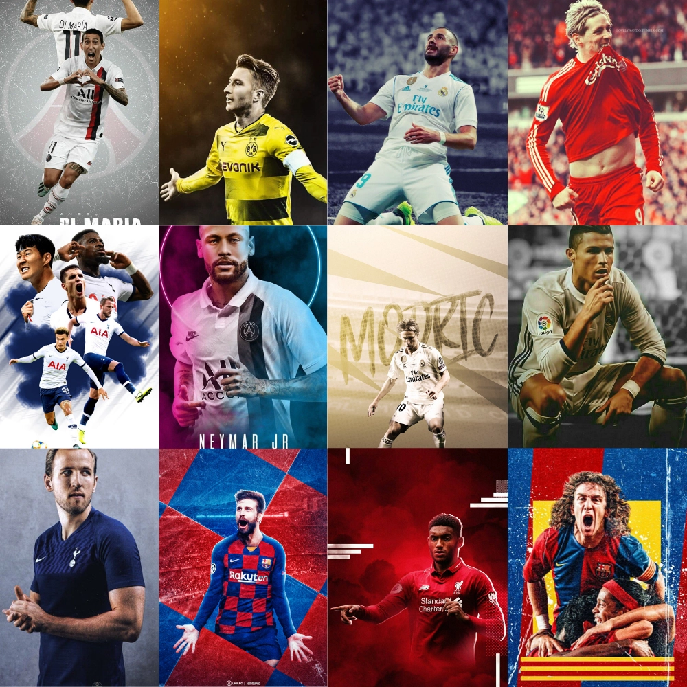 Hình nền điện thoại cầu thủ bóng đá thể hiện đam mê cá nhân mãnh liệt