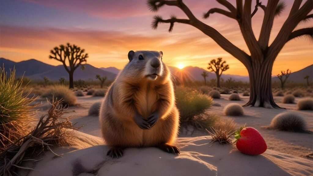 Hình nền PowerPoint Capybara ngộ nghĩnh