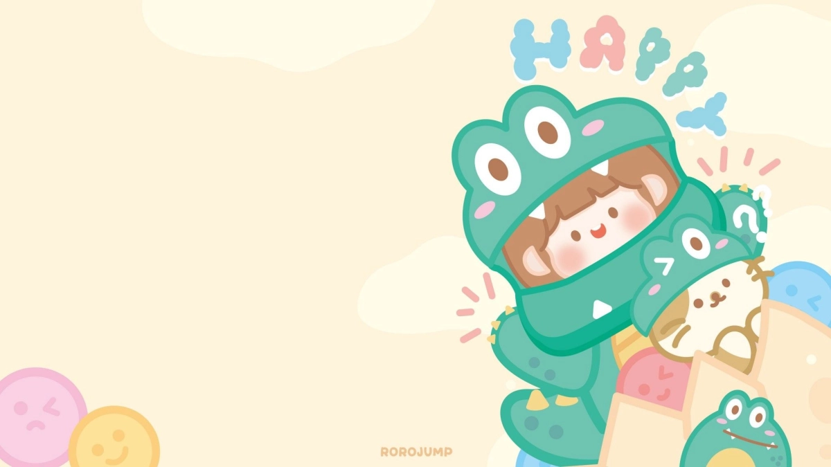 Hình nền chibi dễ thương phong cách nhật
