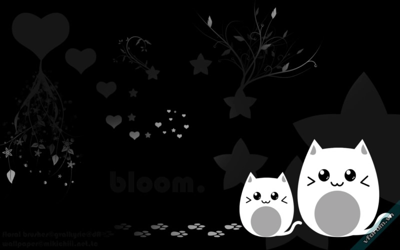 Hình nền cute chibi phù hợp mọi độ tuổi