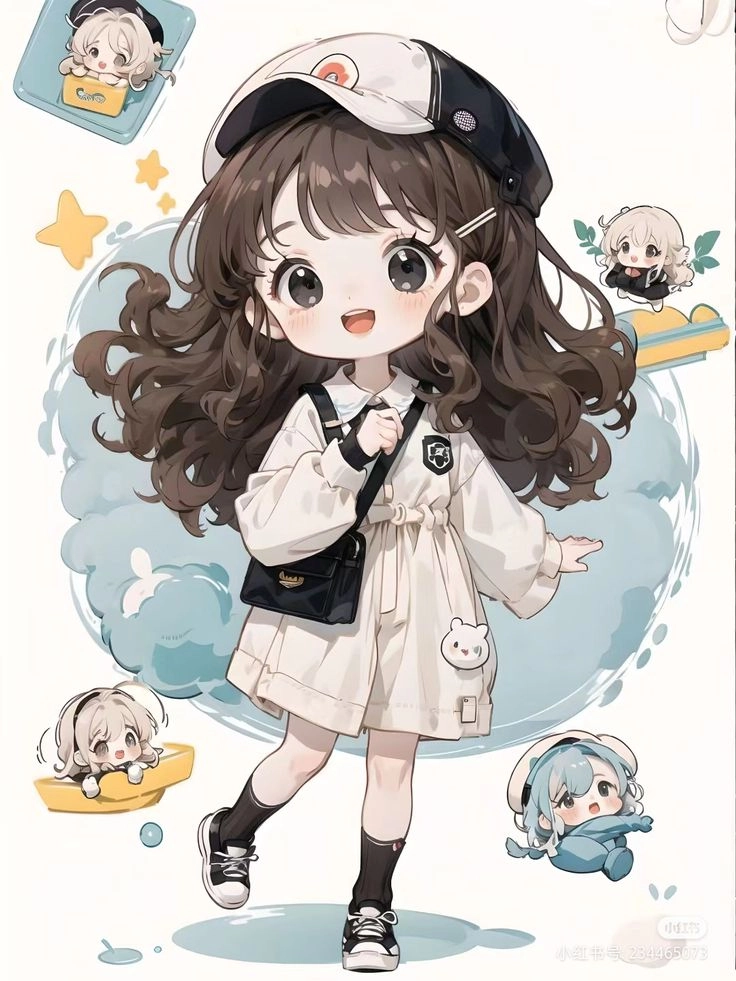 Hình nền chibi nữ ngầu lạnh lùng cá tính