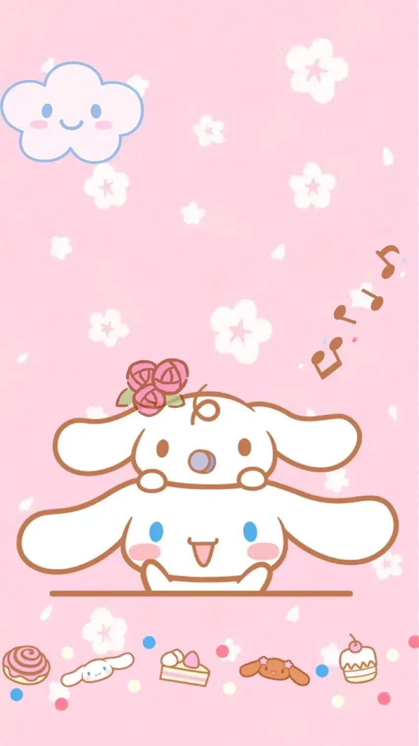 Kawaii hình nền Cinnamoroll cute rực rỡ