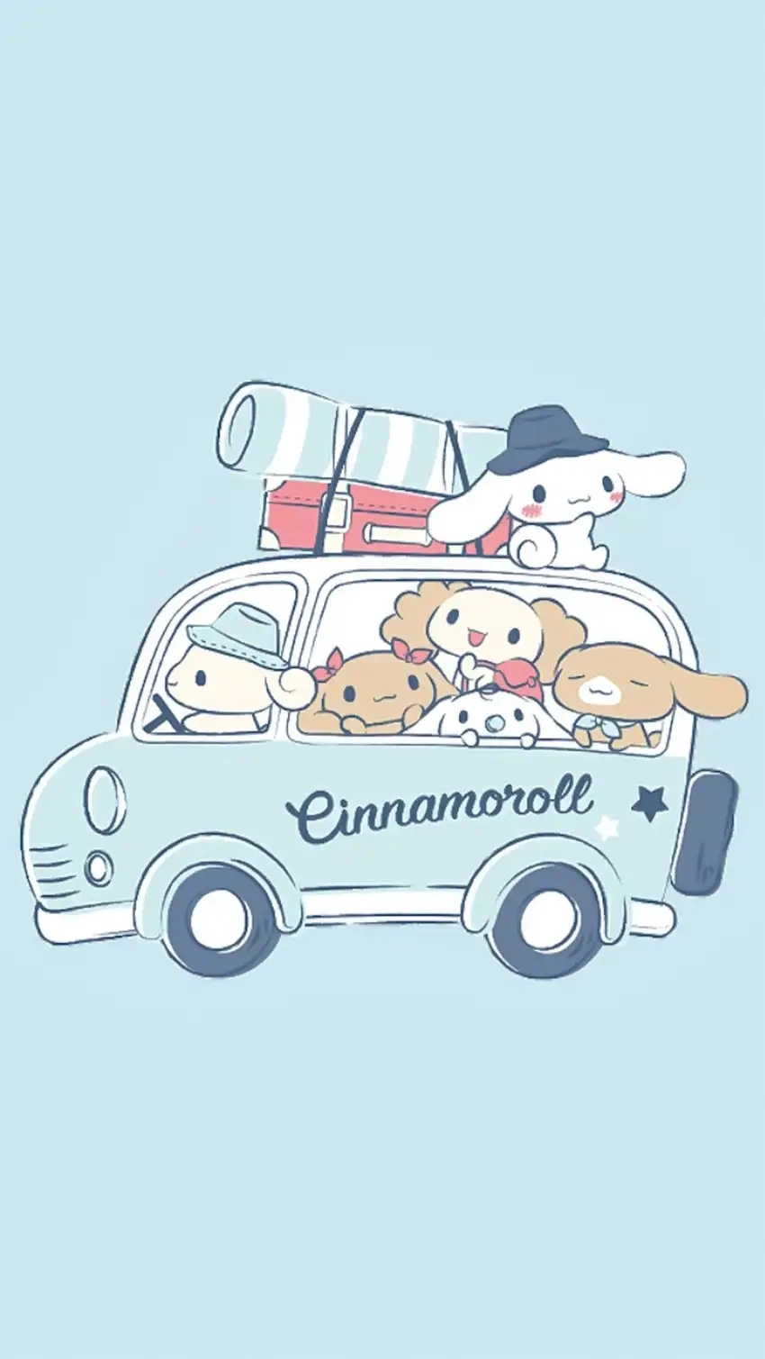 Hình nền đt Cinnamoroll đáng yêu nhẹ