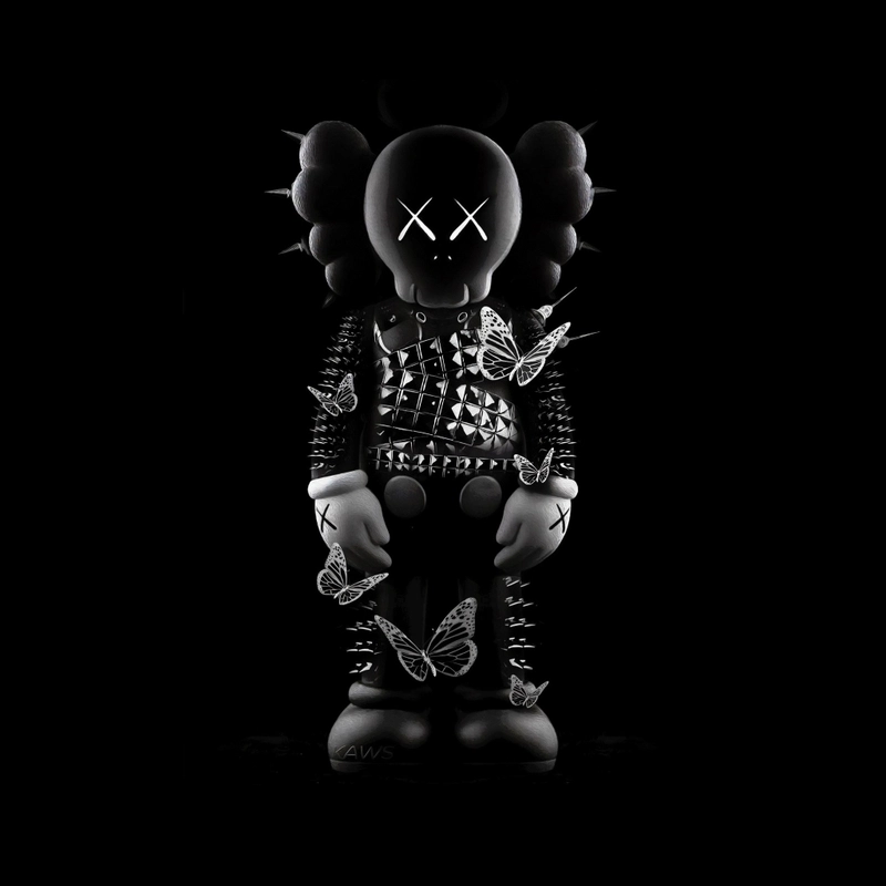 Hình nền đen buồn cô đơn thể hiện một thế giới riêng lặng thinh