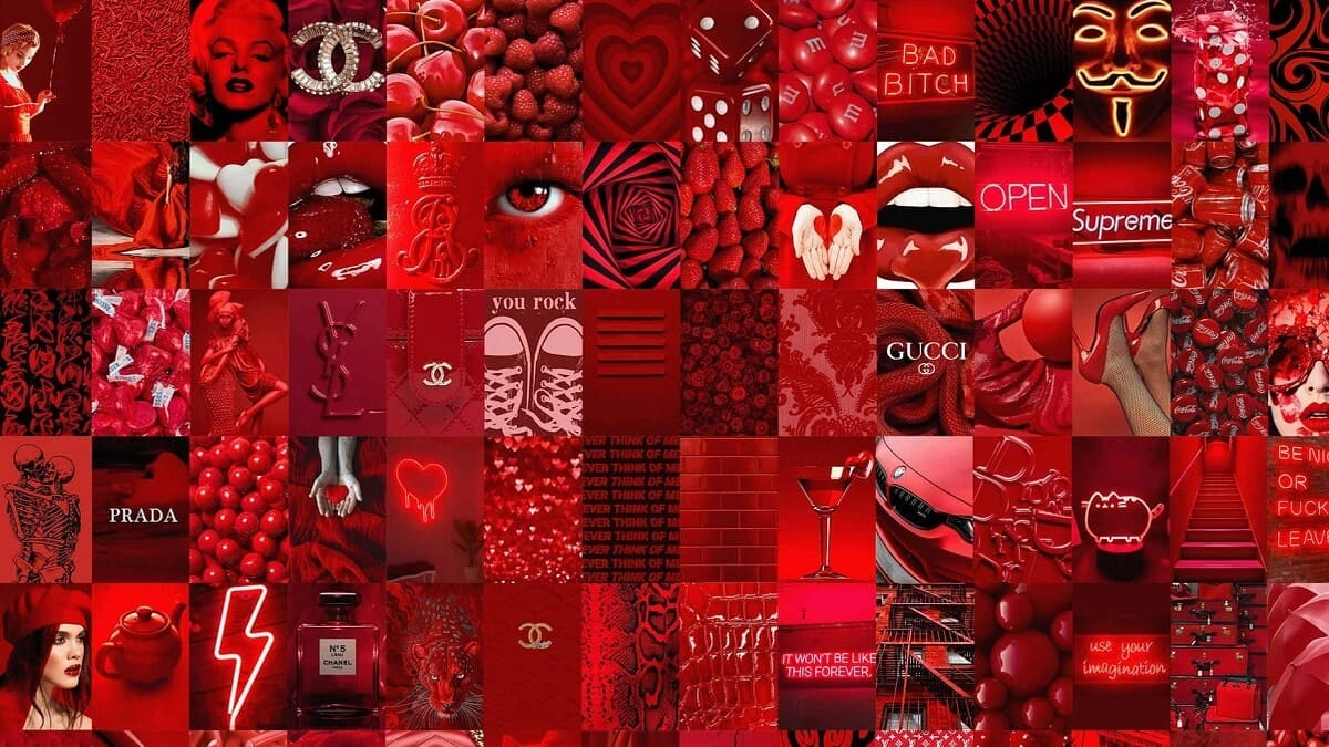 Hình nền màu đỏ nổi bật cho cá tính mạnh mẽ