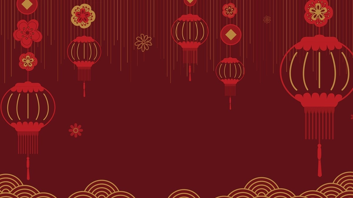 Hình nền màu đỏ dễ thương cho tâm hồn ngọt ngào