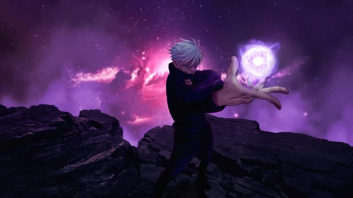 Hình nền máy tính 4K anime Gojo Satoru sắc nét sống động