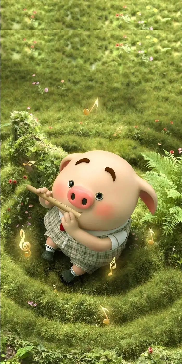 Ảnh lợn cute tinh tế đáng yêu cho điện thoại