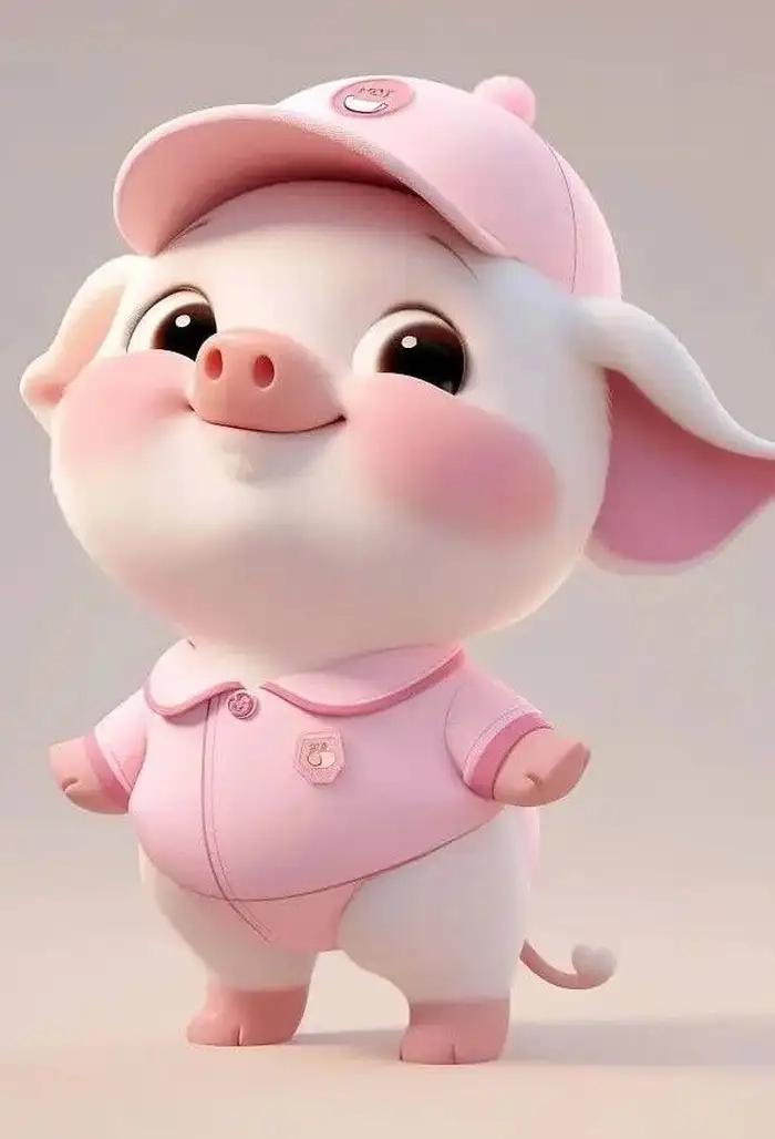 Heo con cute mềm mại dễ thương làm nền điện thoại