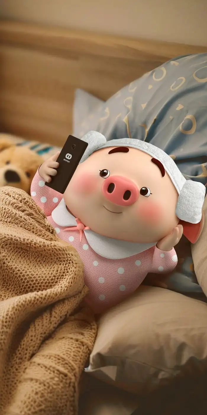 Heo dễ thương chibi sinh động vui nhộn dễ mê