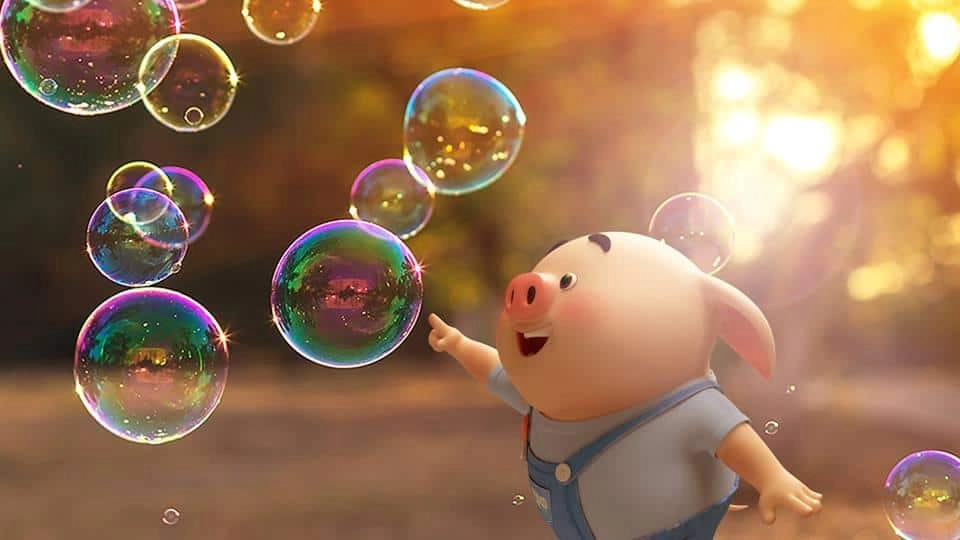 Hình nền con heo cute sắc nét sống động