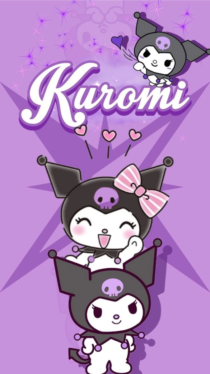 Kuromi hình nền điện thoại đáng yêu